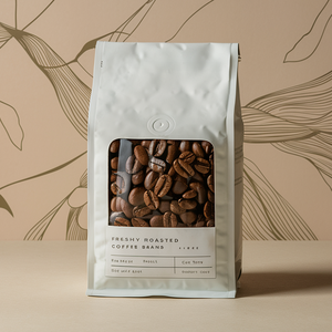Tùy chỉnh in Túi giấy Kraft tái sử dụng 4oz 1kg đáy phẳng bao bì nhựa túi cà phê có van cửa sổ và dây kéo - Product Image 2