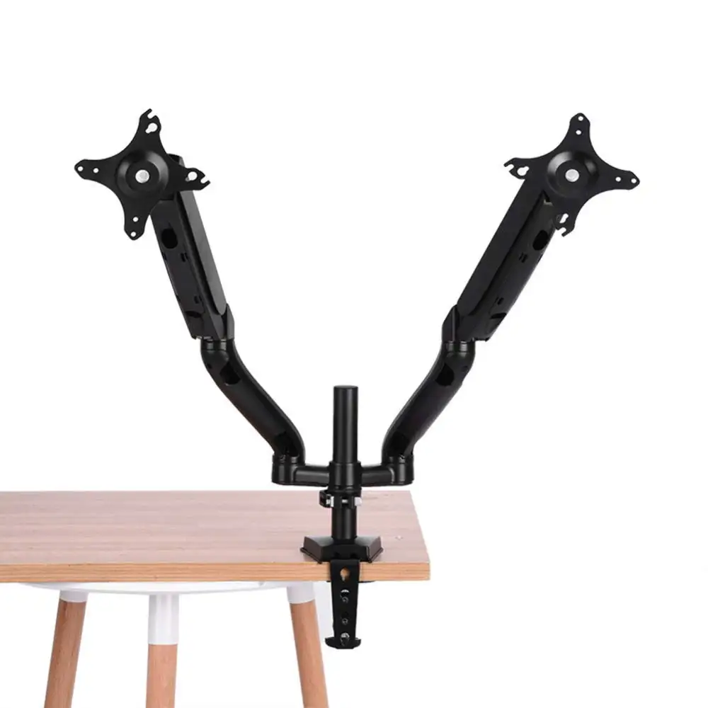 Dual LCD monitor desk mount stand or 17 to 27 Inch Computer Screens