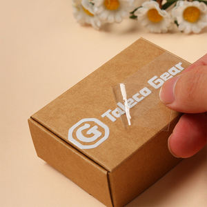 Autocollant de logo transparent personnalisé, autocollant de séparation creux, étiquette autocollante, autocollant de marque, autocollant de transfert UV - Product Image 4