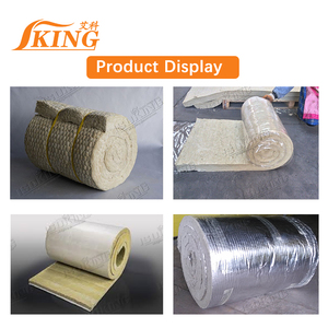 Isoking 100Mm Độ Dày Thiết Kế Công Nghiệp Acoustic Khoáng Sản Len Đá Len Cách Nhiệt Chăn Với Dây Lưới Làm bằng của Bas - Product Image 5