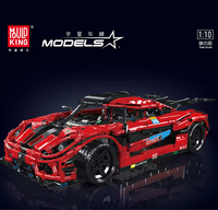Moule King 13120S 1/8 Technicals Rc Super Racing Car Series Building Blocks Sets 13021 Assembly MOC Car Bricks Jouets éducatifs