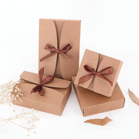 Boîte d'emballage cadeau pour chaussettes en gros, recyclable, en carton kraft, avec tiroir, finition mate, pour usine de vêtements