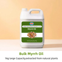 Huile de Myrrhe 100% Pure en Vrac, Extraite au CO2, Liquide Revitalisant pour la Peau, Parfum Herbal Frais pour Tous Types de Peau