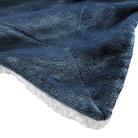 Jeté en sherpa gris Cottonblue, couverture lestée lourde, douce et confortable, en polaire pelucheuse pour canapé, literie, hiver