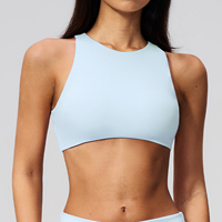 Article populaire : Brassière de sport à dos ouvert avec coussinets, en Nylon Spandex, style débardeur, pour Pilates, Tennis et entraînement sportif toutes saisons