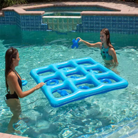 Beliebtes individuelles Tic-Tac-Toe-Spiel Erwachsenen-Kind-Strandparty aufblasbarer Pool schwimmendes Spielzeug-Spielzeug für Kinder Wasserspielzeug