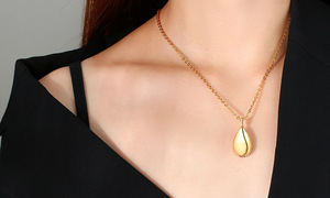 MECYLIFE Personalized Cremation <strong>Urn</strong> Necklace Custom Teardrop <strong>Cat</strong> <strong>Urn</strong> Memorial Gift for Stainless Steel Necklace Teardrop Jewelry - Product Image 6