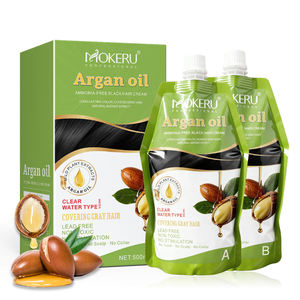 Per 500ml OEM nero colorante per capelli Shampoo chiaro tipo acqua nessuna macchia colore veloce olio di Argan di grado Premium copertura 100% permanente - Product Image 1