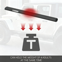 Estribos Negros con Luces LED COB Integradas, Protección de Panel Lateral para Jeep Gladiator JT, Uso Diario y Todoterreno