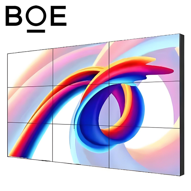 BOE 55 Inch Splicing LCD Video Wall Screen Front Maintenance Cabinet Wall Mount OEM with Graphics Support for Animation