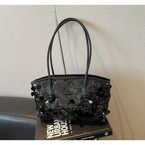 Advanced Texture <b>Bag</b> Women's Fashion Sequin <b>Bag</b> Western Style <b>Crossbody</b> <b>Bag</b> Women's Single Shoulder Armpit <b>Bag</b> - Product Image 4