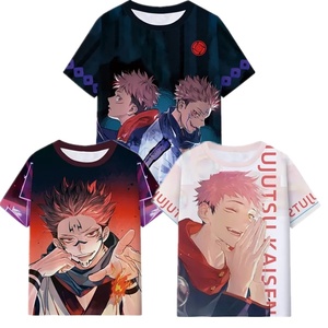 43 Estilos de Camisetas de Anime Jujutsu Kaisen (JJK) con <span class=keywords><strong>Itadori</strong></span> Yuji, Gojo Satoru y Geto Suguru, en Material de Seda de Leche, para Mujeres, Hombres y Niños - Product Image 1