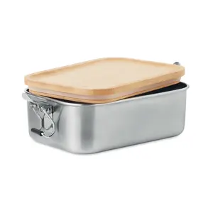 Contenitore per il pranzo in acciaio inossidabile SONABOX, merchandising personalizzato - Product Image 4