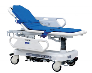 Equipo médico MT Camilla de metal de emergencia para pacientes Ambulancia Carro camilla de transferencia hidráulica de pacientes de lujo - Product Image 1