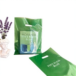 bulk custom logo cute plastic gift bags heavy duty aesthetic design for small business holiday gift wrapping - Product Image 1
