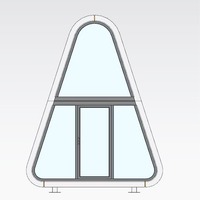 Casa Prefabricada Sunshine House de Acero Inoxidable para Exteriores, Modelo ZS50, para Sala de Estar, Baño, Hospital, Dormitorio, Villa o Almacén