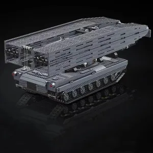 Schimmel Koning 20002 Technische Gebouw Speelgoed Moc Gemotoriseerde Overspanning Structuur Auto Ultieme Abrams Met Brug Rc Tank Model Baksteen Blok