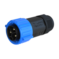 Connecteur Électrique Industriel de Haute Qualité, Étanche IP67, Ignifuge 94-V0, à Verrouillage par Poussée, pour Équipement d'Automatisation Industrielle, avec Certification TUV