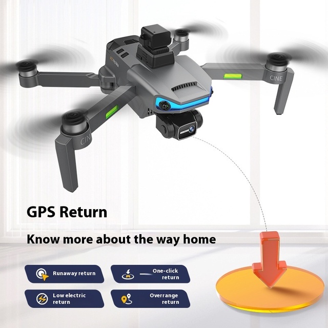 AE3ProMax 8K HD GPS Remote Control Quadcopter Laser Obstacle Avoidance Brushless UAV Three-axis Anti-Shake PTZ 4K Image Video