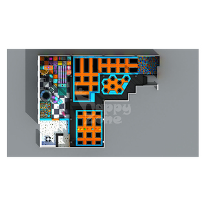 Parc de trampolines intérieur personnalisé avec fosse à mousse, piscine à balles et aire de jeux souple pour enfants et adultes - Product Image 4