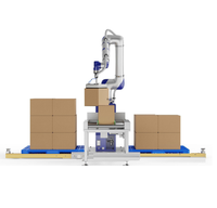 Palettiseur automatique Robot Machine Boîte Carton Sac Pick Place Système d'empilage pour Emballage Alimentaire Tabac Fabriqué en Papier Plastique