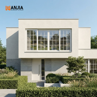 Ventanas Corredizas Horizontales de Vinilo con Certificación CSA, Diseño de Rejilla para Villas, Ventanas Francesas de Doble Acristalamiento de PVC