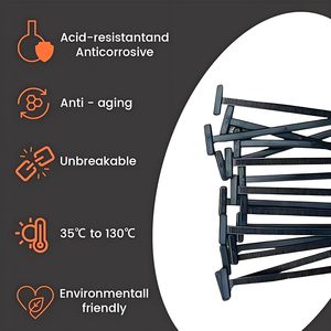 Thông qua Bolt Zip Tie phong cách Clip nhựa quan hệ cáp với khóa cho động cơ Fender lót mudguard thân cây sửa chữa nội thất - Product Image 5
