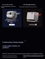 Projecteur portable JMGO N3 Triple Laser DLP 4K Android 11 2G avec audio 240Hz pour home cinéma