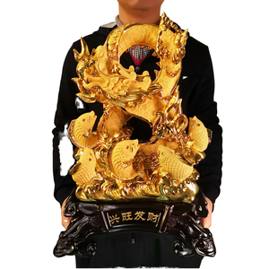 Bán Buôn Trung Quốc Hoàng Đạo Rồng Nhựa Thủ Công Mỹ Nghệ Phong Thủy Đồ Trang Trí Thu Hút Sự Giàu Có Kho Báu Cho Phòng Khách Trang Trí Mở Món Quà - Product Image 1