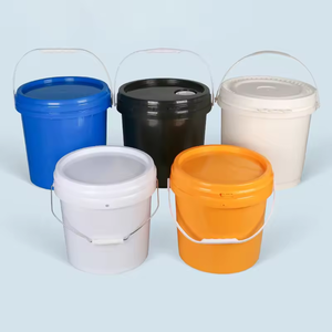 Seau en plastique carré imperméable de 5 gallons, qualité alimentaire PP avec couvercle et poignée, conteneur vide, vente en gros d'usine - Product Image 3