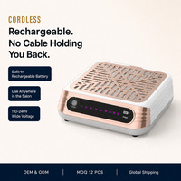 Collecteur de poussière d'ongles rechargeable, écran tactile, vitesse réglable 0-4500 tr/min, couvercle magnétique en acier inoxydable, filtre amovible, salon, domicile
