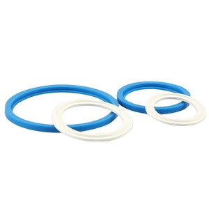 Гигиенический 3A DIN 50,5 мм белый PTFE три-зажим герметизирующий пищевой силиконовый наконечник SMS соединение прокладка - Product Image 2