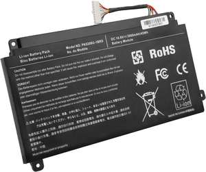 Batterie au Lithium d'ordinateur portable PA5208U-1BRS pour Toshiba Satellite Radius 14 E45w 15 P50 <span class=keywords><strong>P55w</strong></span> 10.8V 3860mAh Batteries rechargeables - Product Image 2