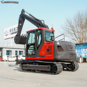Frete Grátis EPA Escavadeira <span class=keywords><strong>7</strong></span>.<span class=keywords><strong>5Ton</strong></span> 8 Ton Yanmr Motor Crawler Digger Farm Mini Bagger Mini Escavadeira com Polegar Balde - Product Image 6