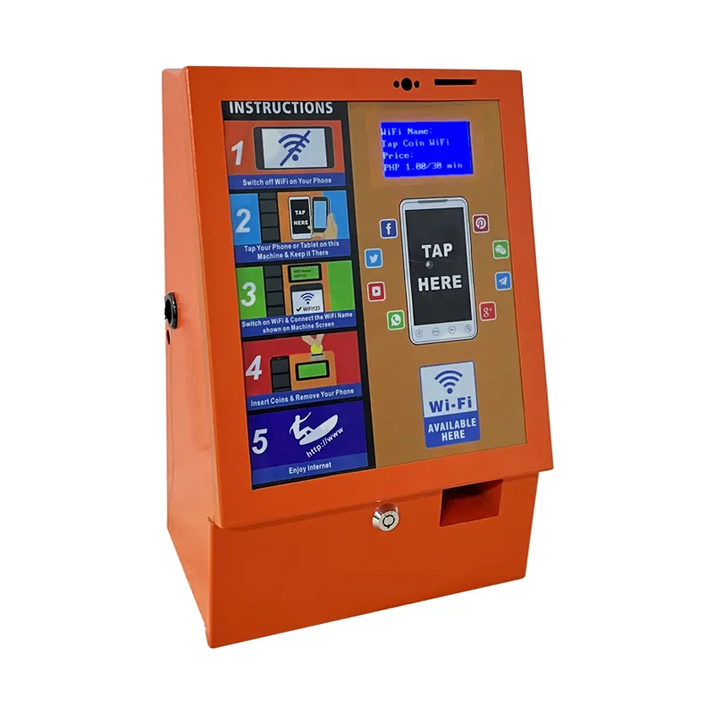 Internet Openbare Wifi Distributeur Indoor Muntautomaat Opladen Service Wifi Automaten