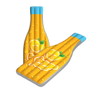 Promotion personnalisée - Flotteur de <span class=keywords><strong>piscine</strong></span> en PVC écologique jaune en forme de canette de bière - Matelas gonflable pour adultes - Product Image 2