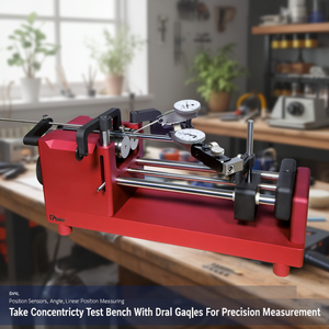 Banc d'essai de concentricité avec comparateurs à cadran pour une mesure de précision - Product Image 3