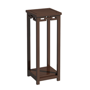Nuevo estante para macetas de estilo chino, soporte para plantas de interior de lujo para sala de estar u oficina, soporte para bonsáis de madera maciza para piso. - Product Image 5