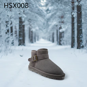 Botas de Nieve LXG para Mujer, con Adornos de Diamantes, para Zonas Frías, Calzado Invernal Anticongelante, Modelo HSX009 - Product Image 4