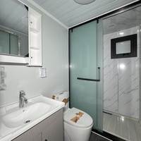 Meilleure vente Maison en conteneur Maison modulaire préfabriquée avec 3 chambres à coucher, cuisine et eau électriques à vendre