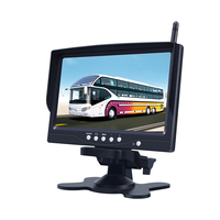Kit de caméra de recul numérique sans fil TFT LCD 7 pouces avec moniteur, caméra de vision nocturne pour camion, bus, système de caméra DVR pour camion