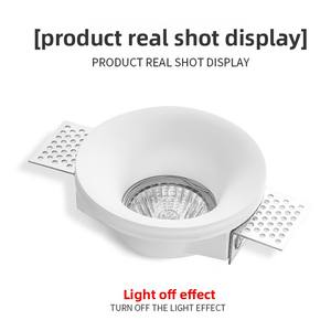 Focos LED Empotrables <span class=keywords><strong>para</strong></span> el Hogar, Bisel Estrecho, Estilo Nórdico, Luces de <span class=keywords><strong>Techo</strong></span> <span class=keywords><strong>para</strong></span> Sala de Estar, Sin Luz Principal, Apertura de Yeso 103 - Product Image 3