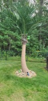 Künstliche Palmen für Innenräume Kokospalmen-Pflanzen mit Blättern 2m Outdoor Washington Künstlicher Palmenbaum