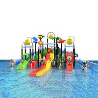 Toboggans aquatiques d'extérieur en plastique et acier avec seaux pour parcs aquatiques et centres commerciaux