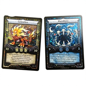 Tarjetas Coleccionables de Anime Personalizadas, Impresión de Alta Calidad, Papel Ecológico Holográfico Resistente con Núcleo Azul - Product Image 2