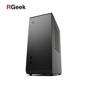 Boîtier pour ordinateur RGeek U110, Mini tour de PC pour gamer, sans ventilateur avec support de carte vidéo, produit de fabrication