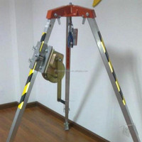 Trépied de sauvetage et de sécurité pour ascenseur anti-incendie de haute qualité, portable pour espaces étroits, pour le soutien de levage dans les mines souterraines