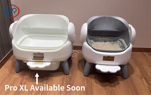 Caixa de Areia Automática para Gatos OKKPETS Nova com Limpeza Automática Design de Topo Aberto com Sensores de Segurança Duplos e Sensores de Peso - Product Image 6