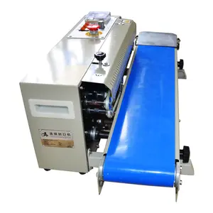 High Quality FR-900 Automatic Continuous Aluminum Foil Plastic PE Film Bag Band Heat Sealer nitrogen sealing machine