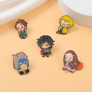 เข็มกลัดเคลือบ Chibi tanjiriu - Product Image 4